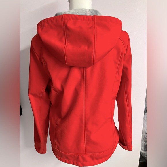 Women’s Ski/Cold Weather Coat/Jacket, Medium, Red/Gray, by Zeroxposur - Picture 8 of 8